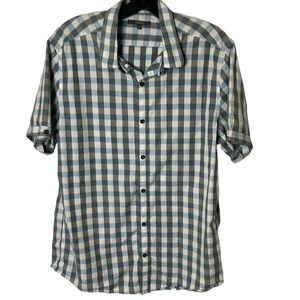 Retro  Y2K RW&Co checkered cotton short sleeve shirt.PTP 22”. 
Exc cond